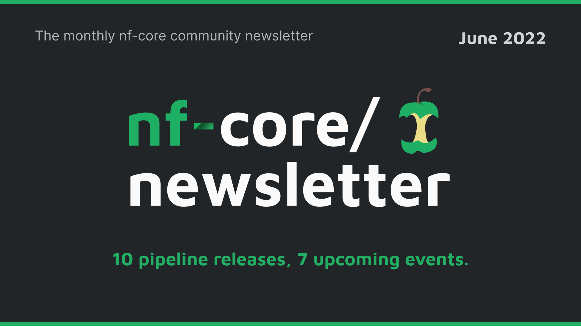 nf-core newsletter — June 2022