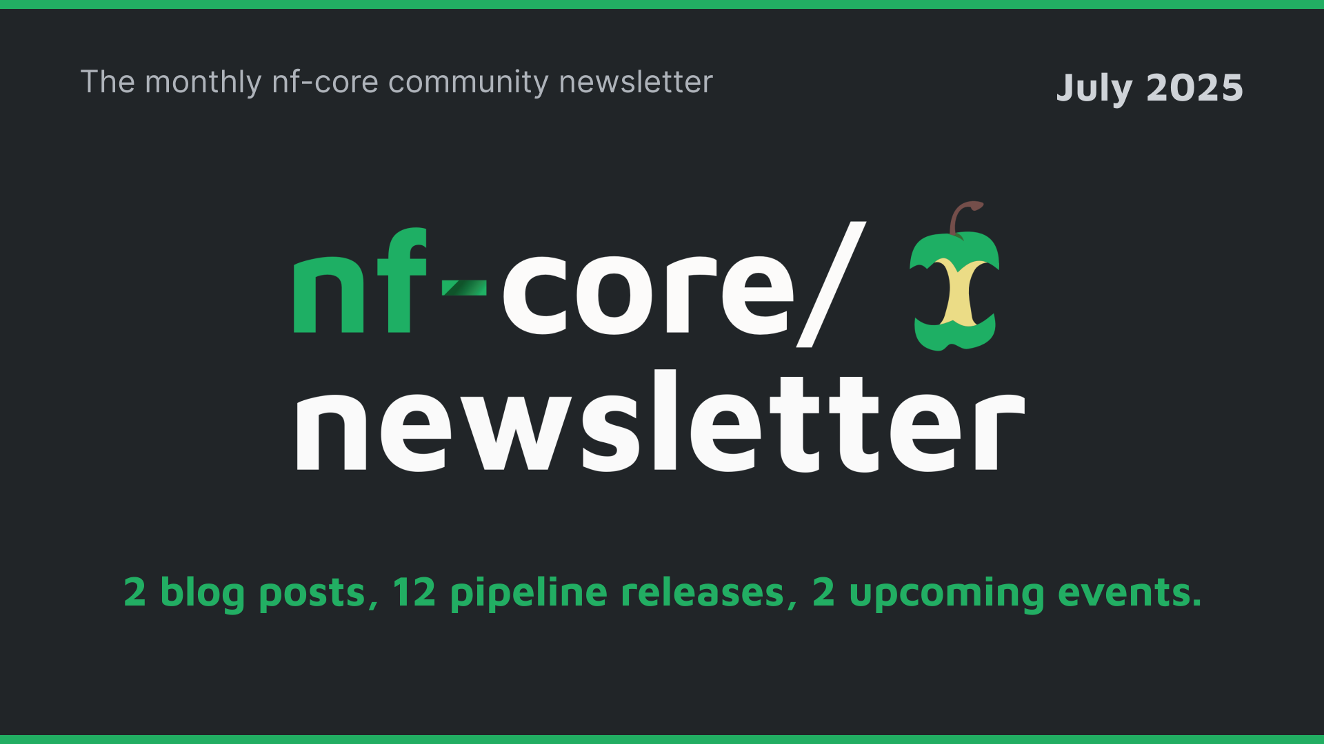 nf-core newsletter — July 2025