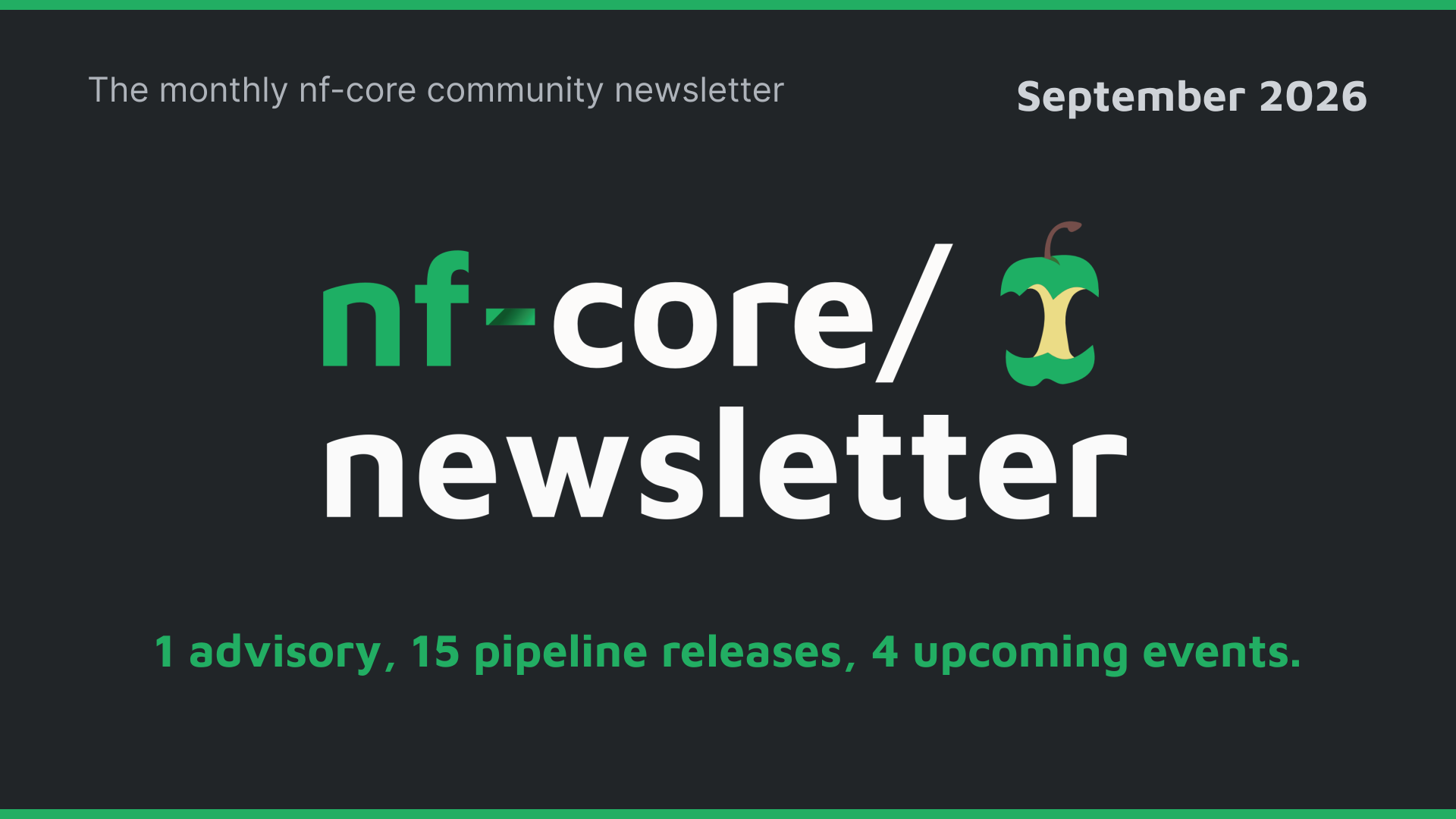 nf-core newsletter — September 2026